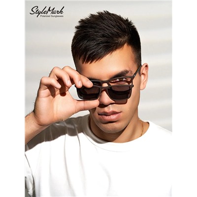 Оправа с солнцезащитной насадкой (Clip-on) StyleMark Polarized C2706B