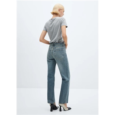 Jeans rectos tiro medio