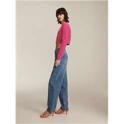 Trapper-Jeans mit lockerer Passform