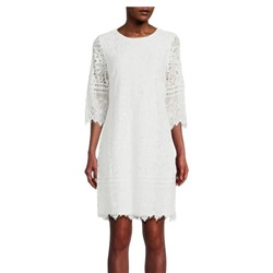 Kensie Corded Lace Shift Dress