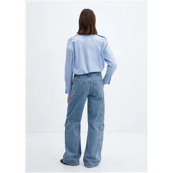 Jeans loose cargo bolsillos