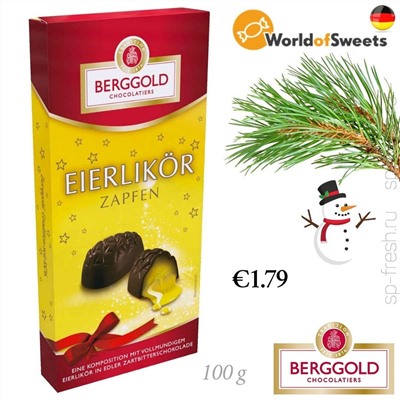 Berggold Eierlikör Zapfen 100g