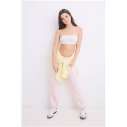 Sujetador bandeau copas extraíbles gris