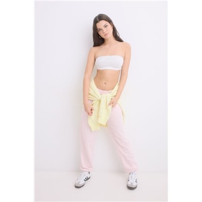 Sujetador bandeau copas extraíbles gris