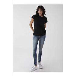 Ltb Bisiklet Yaka Siyah T-shırt 01223800586089