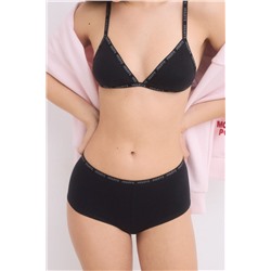 Pack 2 bragas bóxer negro, blanco