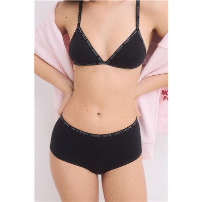 Pack 2 bragas bóxer negro, blanco