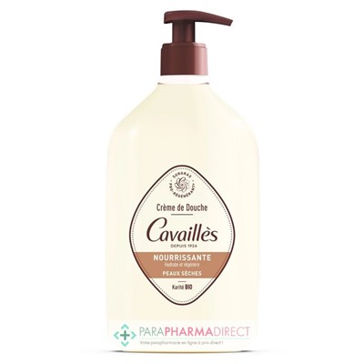 Cavaillès Crème de Douche - Nourrissante - Peaux Sèches - Karité BIO 750ml