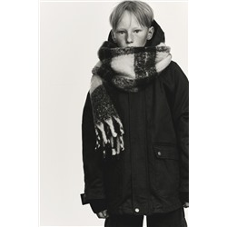 DETACHABLE HOODED WAXED JACKET