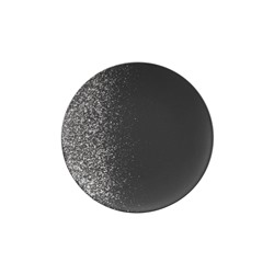 Тарелка закусочная, 20 см, фарфор P, черная, в белую крапинку, Caviar Galaxy, 63129