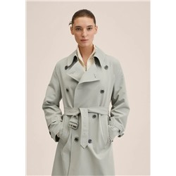 Gabardina doble botonadura -  Mujer | MANGO OUTLET Melilla
