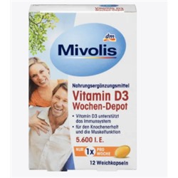 Vitamin D3 Wochen-Depot, Weichkapseln 12 St., 5 g