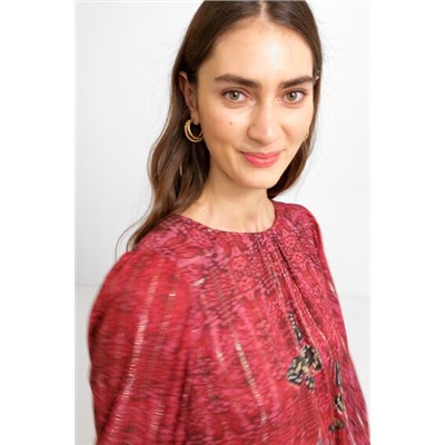 Blusa viscosa mariposas