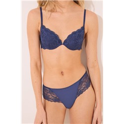 Braga brasileña ancha azul