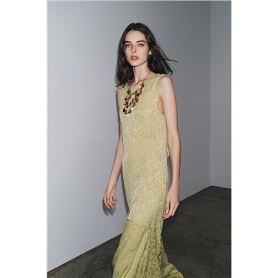 JACQUARD LONG DRESS ZW COLLECTION