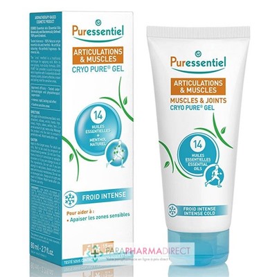 Puressentiel Articulations & Muscles Cryo Pure Gel Froid Intense 80 ml