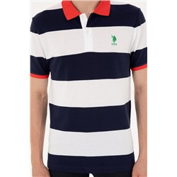 Erkek Regular Fit Polo Yaka Lacivert Tişört