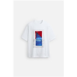 PRINTED PATCH T-SHIRT
