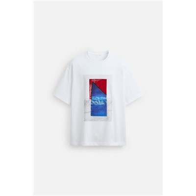 PRINTED PATCH T-SHIRT