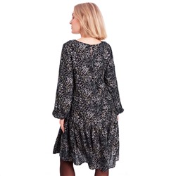 Damen Kleid mit Blümchen-Allover