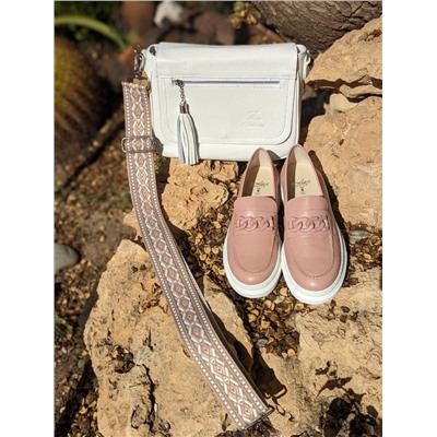 Amelie 4069AM rosa+Pelle Ab.Zapatos VIGA (1170) blanco - (180)-26 (2) АКЦИЯ