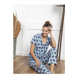 İPEKTENİM Gömlek Pijama Takım 6934