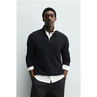 Мужской пуловер с короткой молнией  ZAR*A ОРИГИНАЛ!