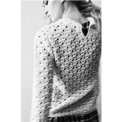 OPEN-KNIT SWEATER