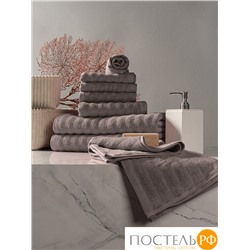 ESTIA ТОРЛЕЙ беж-сер К-т полотенец 30х50-4/50х80-2/70х130-2, 100% хлопок, 500 г/м2