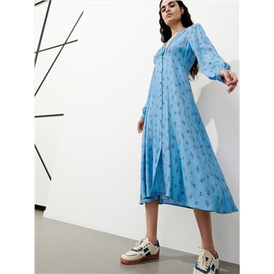 EcoVero™ Gemusterte Bluse