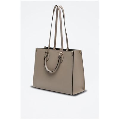 Bolso de piel Alana Beige