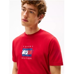 Short-Sleeve 1985 Flag Graphic T-Shirt
