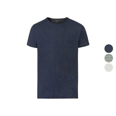 LIVERGY® T-Shirt Herren, mit Rundhalsausschnitt