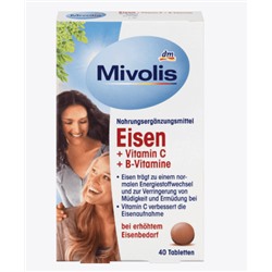 Eisen + Vitamin C + B-Vitamine, Tabletten, 40 St., 25 g