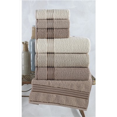 Binnur Home Alia 6'lı Banyo Havlu Seti I Banyo Takımı 153-90-1131