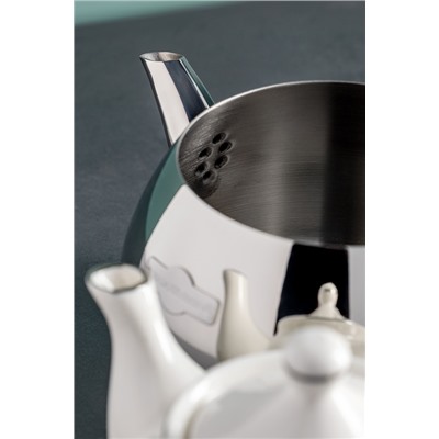 Matera Çaydanlık Takımı - 400 ml - 1000 ml - Beyaz/Platin