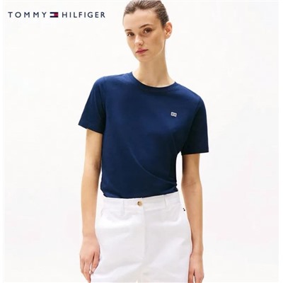 Повседневная хлопковая футболка Tommy Hilfige*r  ОРИГИНАЛ!