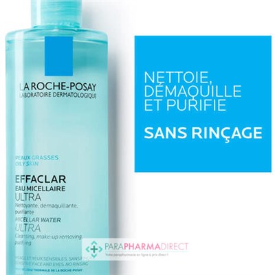 La Roche Posay Effaclar Eau Micellaire Ultra - Peaux Grasses 400ml