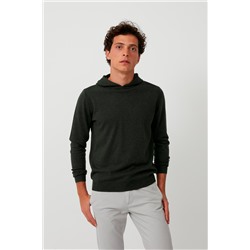Sudadera de lana y cachemir Caqui