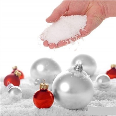 BraveWind 10 Packs Artificial Snow Powder Magic Instant Snow Simulation Snow Absorbent Polymer Fluffy Snow Christmas Wedding Decor Prop