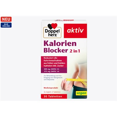 Kalorien Blocker 2in1 Tabletten, 30 St