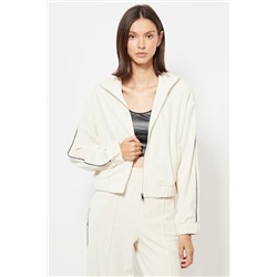 Chaqueta de terciopelo - Blanco