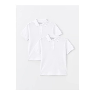 LC Waikiki, Lcw Polo Yaka Basic Kısa Kollu Erkek Çocuk Tişört 2'li