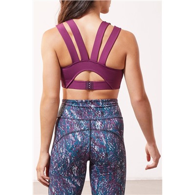 Спортивное бра с подкладками Haniah Plum