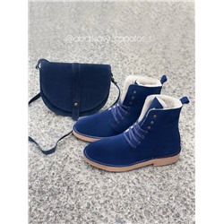AB.Z. 27001/2 Azul С ДВОЙНЫМИ ШНУРКАМИ+PELLE · 2703 (350) Marino АКЦИЯ