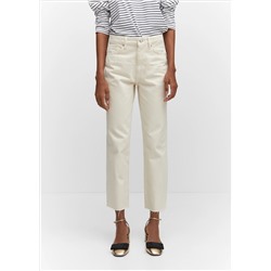 Jeans rectos crop