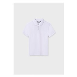 Mayoral, Yazlık Erkek Çocuk Basic Polo Yaka T-shirt - Beyaz