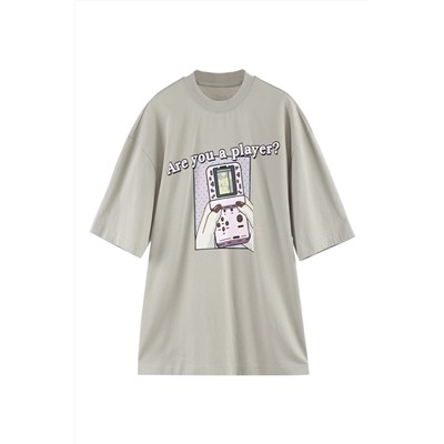 Camiseta Gris claro