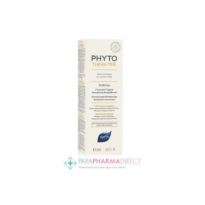 Phyto Theratrie Pré-Shampooing Polléine Concentré Végétal Stimulant et Rééquilibrant 20ml