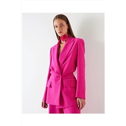 İpekyolBel vurgulu kruvaze blazer